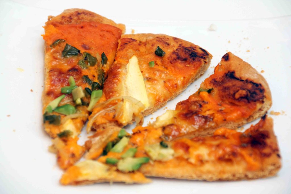 Masa de pizza al pimentón