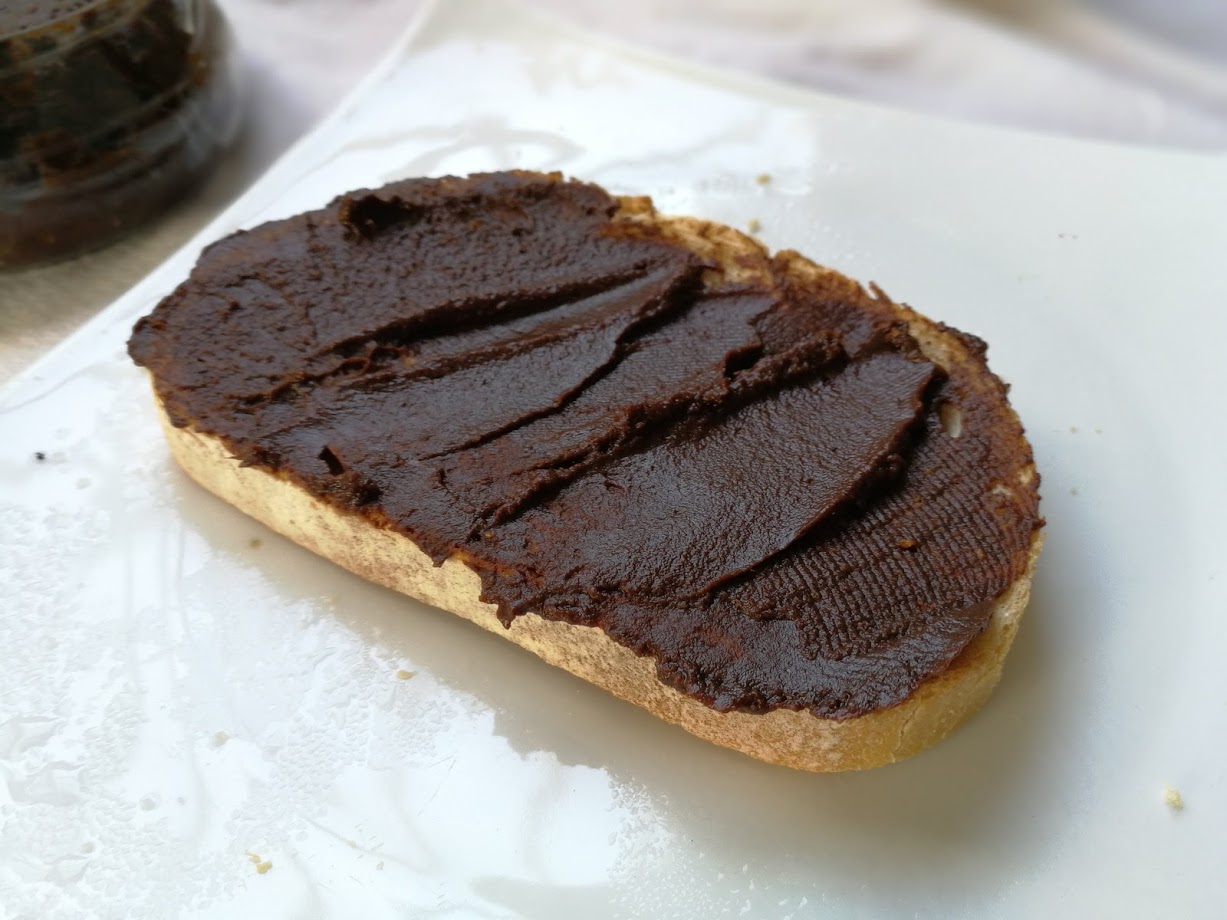 Crema de algarroba y calabaza