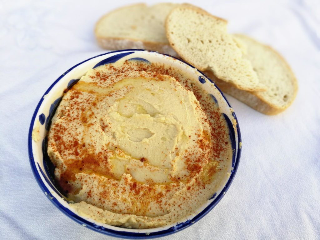Hummus de garbanzos