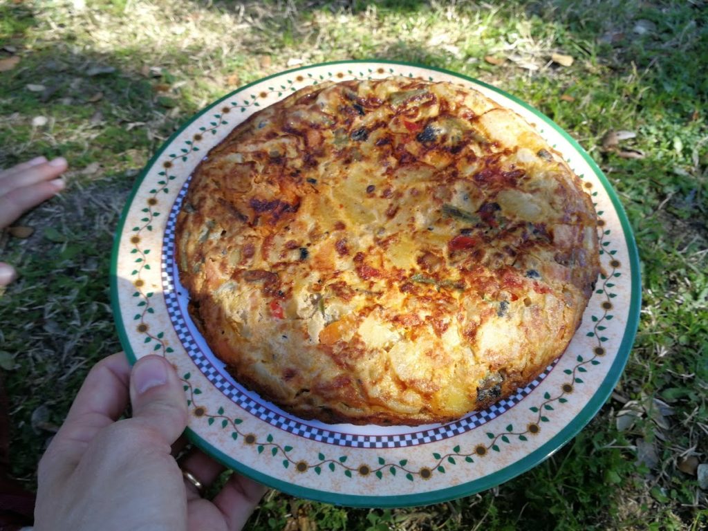 Tortilla campera o tortilla de verduras