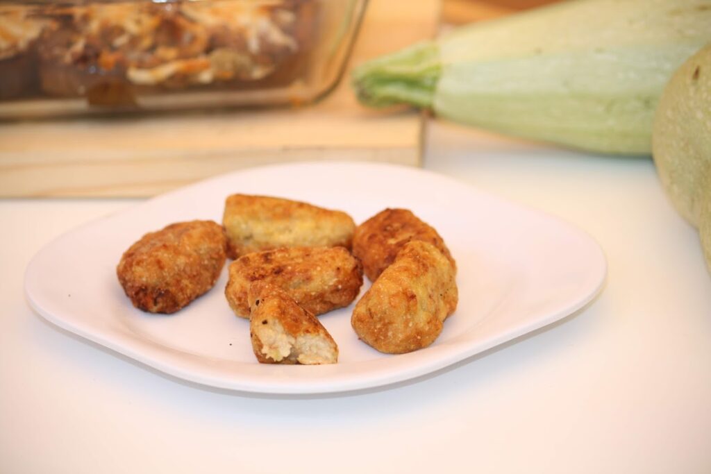 Croquetas de calabacín, sin huevo
